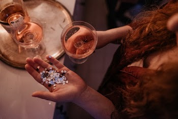 Girl Holding Drinking Glass Close-up Photography