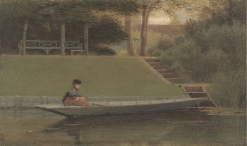 Girl in a Punt | Free Photo - rawpixel
