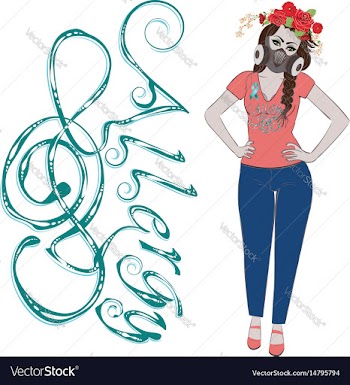 Girl in gasmask allergy vector image
