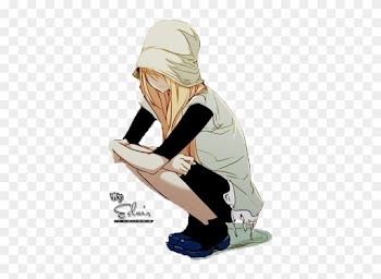 Girl In Hood Drawing