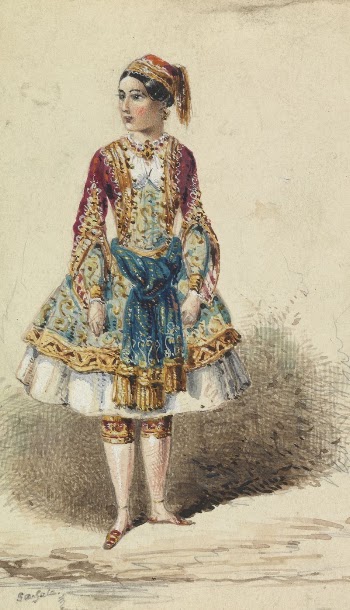 Girl in Near-Eastern Costume | Free Photo - rawpixel