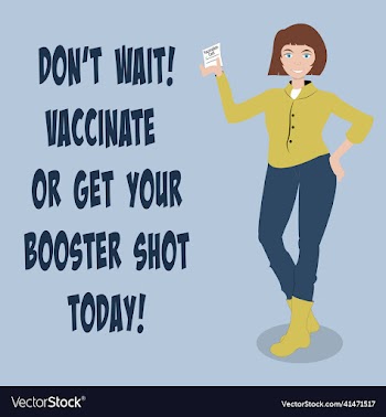 girl in rain boots promoting vaccination
