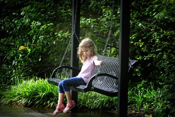 Girl in Swing
