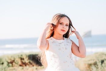 Girl in White Dress