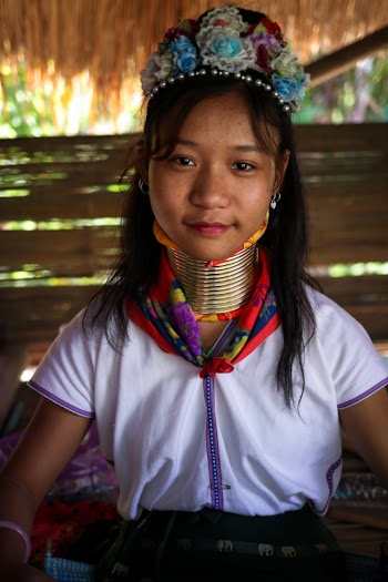 Girl in White Top