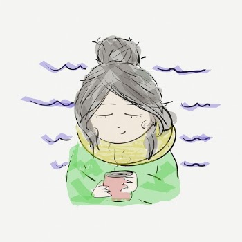 Girl in winter clipart, collage | Free PSD - rawpixel