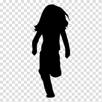 Girl kid running - Transparent PNG & SVG vector