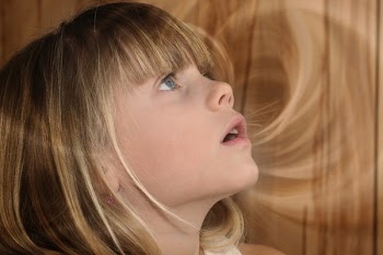 Girl Looking Upward