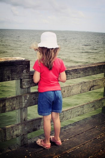 girl on a pier