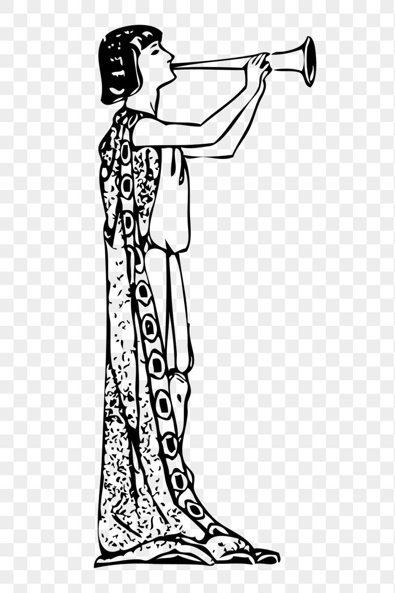 Girl playing flute png sticker | Free PNG - rawpixel