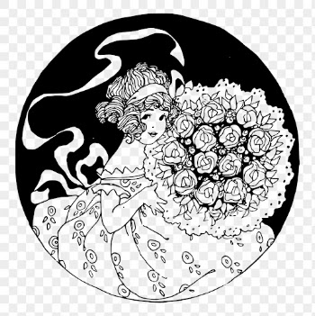 Girl png holding flower bouquet | Free PNG Illustration - rawpixel