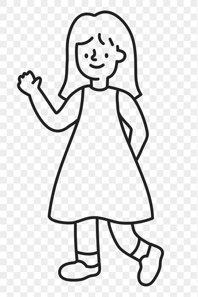 Girl png sticker, child, transparent | Free PNG Illustration - rawpixel