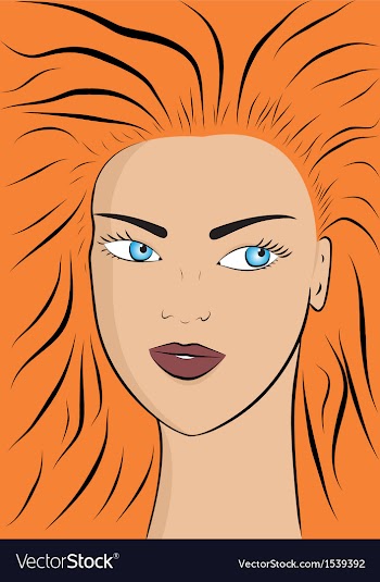 Girl Portrait vector image