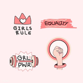 Girl power badge design | Free stock vector - 681597