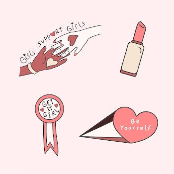 Girl power badge design | Free stock vector - 681608