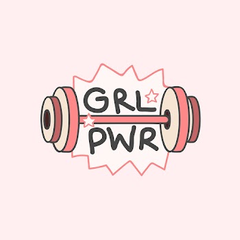 Girl power badge design | Free stock vector - 681613