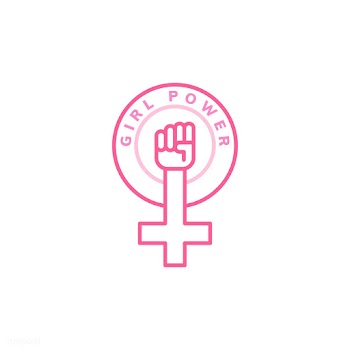 Girl power emblem badge illustration | Free stock vector - 463379