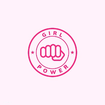 Girl power emblem badge illustration | Free stock vector - 463395
