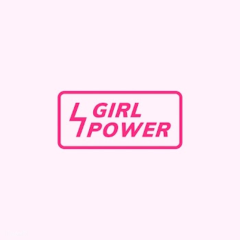 Girl power emblem badge illustration | Free stock vector - 463407