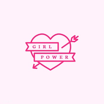 Girl power emblem badge illustration | Free stock vector - 463412