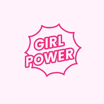 Girl power emblem badge illustration | Free stock vector - 463419