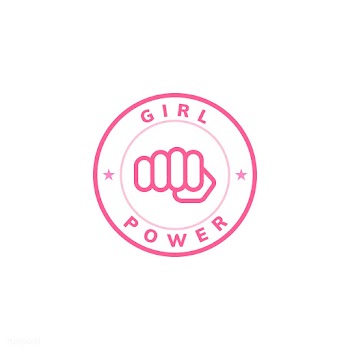 Girl power emblem badge illustration | Free stock vector - 463437