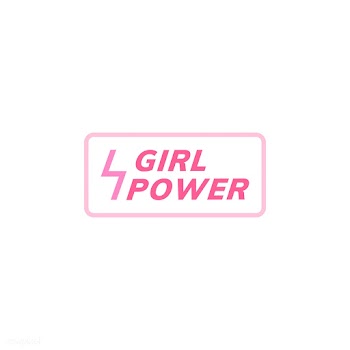 Girl power emblem badge illustration | Free stock vector - 463441
