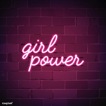 Girl power neon sign vector | Free stock vector - 537695