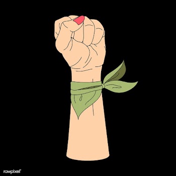 Girl Power on floral background vector | Free stock vector - 487561