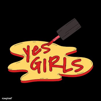 Girl Power on floral background vector | Free stock vector - 487643