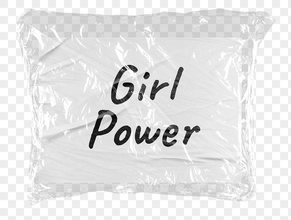Girl power png word sticker, | Free PNG - rawpixel