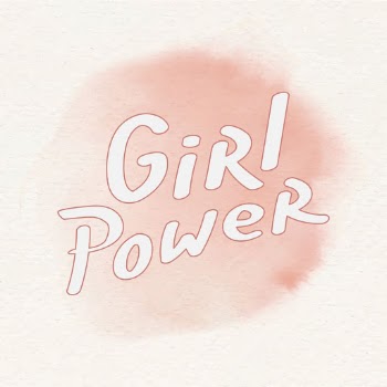 Girl power typography clipart, watercolor | Free Photo Illustration - rawpixel