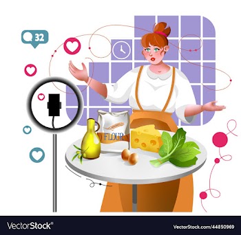 girl preparing food in the kitchen
