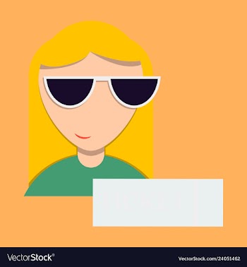 Girl promo with ticket booklets vector image