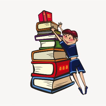 Girl reaching for book sticker, | Free PSD - rawpixel