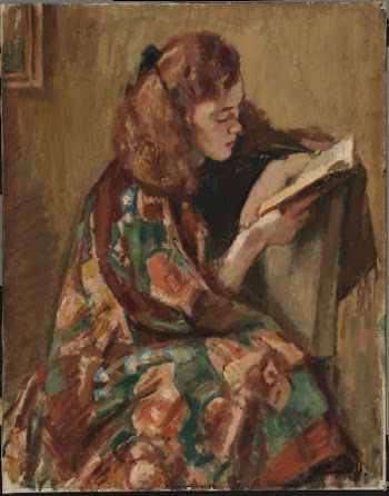 Girl reading, 1921 - 1922, | Free Photo - rawpixel