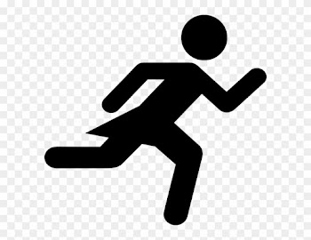 Girl Running Clip Art At Clker - Stick Figure Girl Running