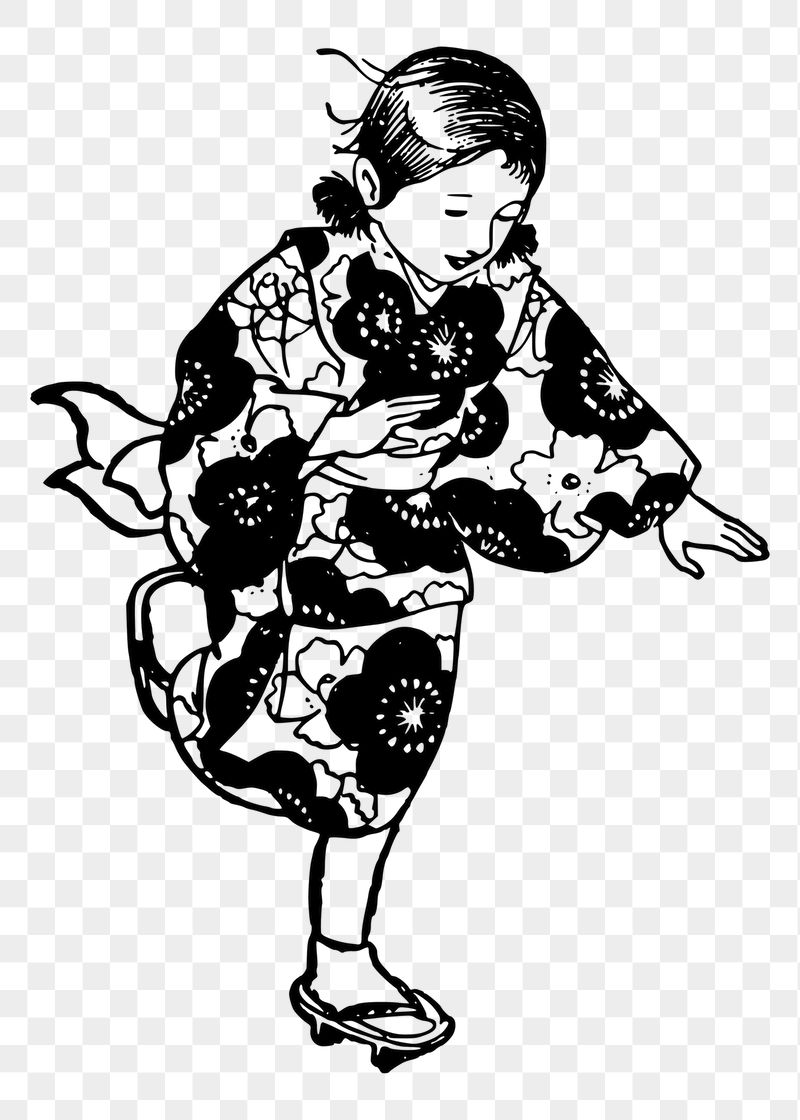 Girl running png sticker illustration, | Free PNG - rawpixel