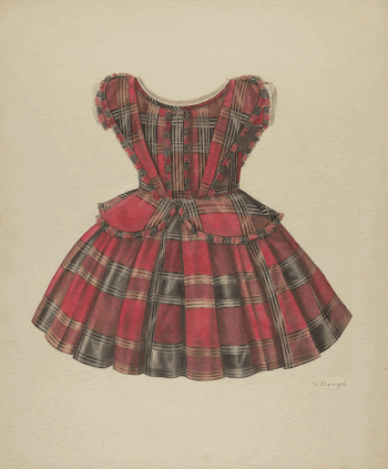 Girl's Dress, 1935/1942 by Virginia | Free Photo - rawpixel