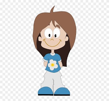 Girl, School, Child, Young, Human, Kid, Person, Happy - Cartoon Student Girl