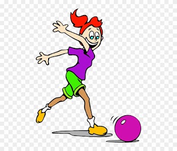 Girl, Soccer, Happy, Kid, Ball, Football, Playing, - Rolling A Ball Clip Art