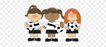 Girl Soccer Players Clip Art - Soccer Girls Clip Art