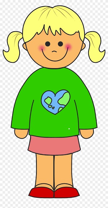 Girl Student Clipart - Free Clipart Girl