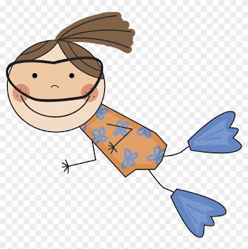Girl Swimming Clip Art - Girl Swimming Clipart Png
