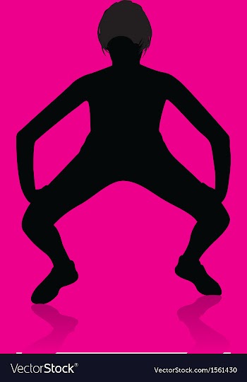 Girl Twerking vector image