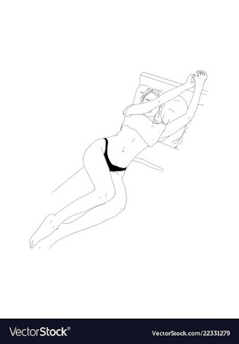 Girl vector image