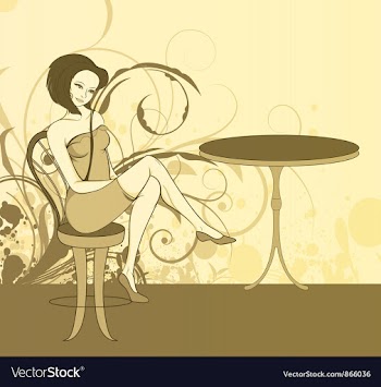 Girl vector image