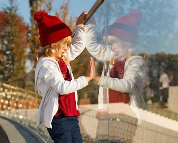 Girl Wearing Red Beanie 