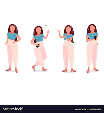 girl with dark hair in pink pants and blue blouse