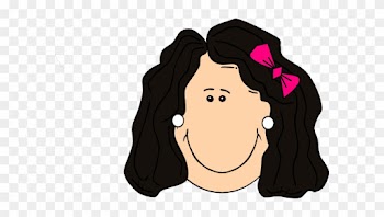 Girl With Earrings Cartoon